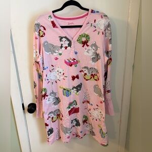 Nick & Nora Christmas Kittens Nightgown